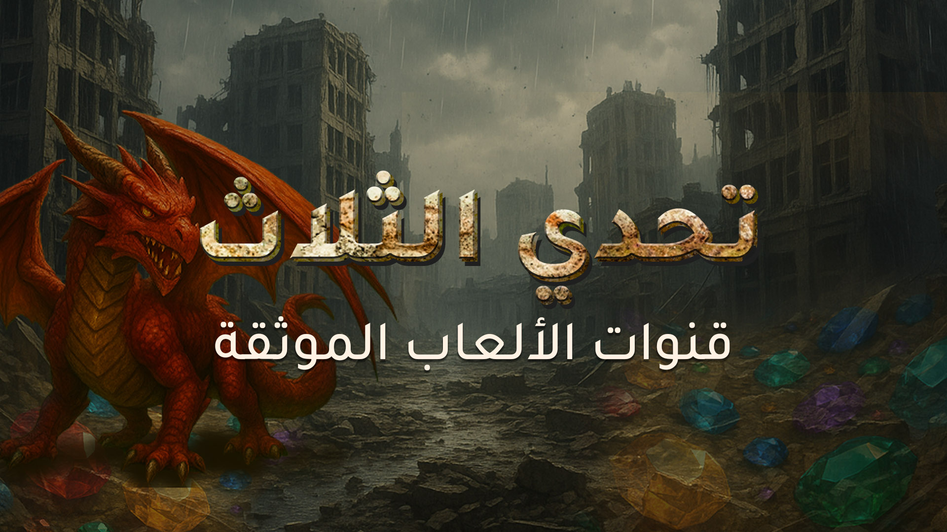 تحدي الثلاث قنوات الألعاب الموثقة 